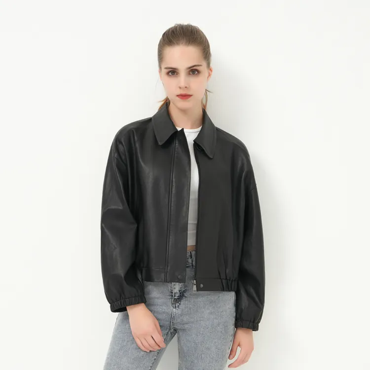 羊皮真皮皮衣女2025新款春秋皮夹克短款外套