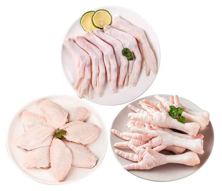 【二道菜】生鲜鸡爪2斤鸡翅中2斤鸡爪随心配新鲜冷链 包冰率3%-5%