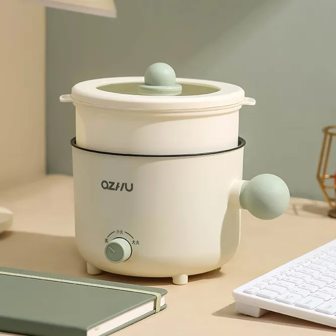 多功能电煮锅电锅宿舍煮面泡面锅小型蒸煮一体电热火锅一人小锅