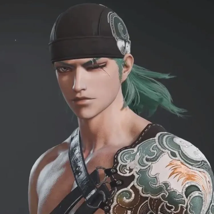 劫无间捏脸数据 永杰永结武田信忠男脸型 海贼王 索隆