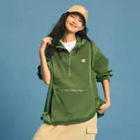 【小小莎专属】冠军欧若轻机能刺绣半开拉链连帽夹克情侣UM-VOT04-2