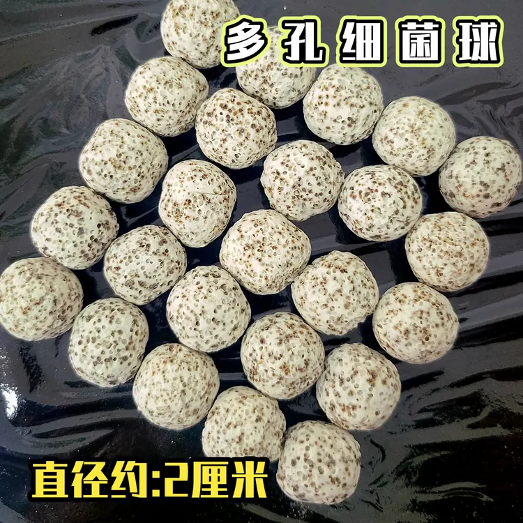 多孔细菌球培菌鱼缸过滤材料硝化细菌屋鱼池净化水质多孔培菌