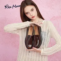 REEMOOR睿慕2025年秋季新款厚底增高商务乐福鞋通勤圆头R38486