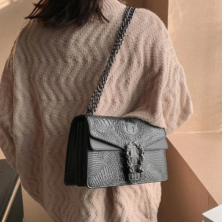 高级感包包新款女包时尚百搭潮链条酒神包小众单肩斜跨小方包