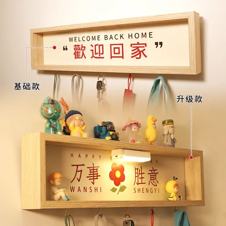 客厅现代简约ins装饰画鞋柜玄关收纳挂画餐厅卧室创意挂钩免打孔