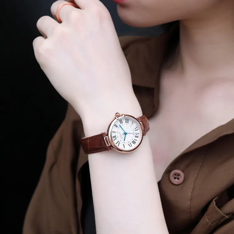【2025年新品】小众百搭轻奢精致气质女款防水女士简约时尚手表女款