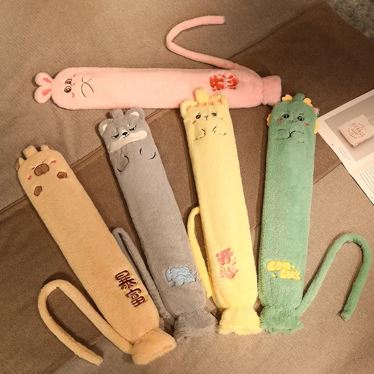 暖手暖肚子加长注水式热水袋防爆设计可暖被窝敷肚子护膝颈椎