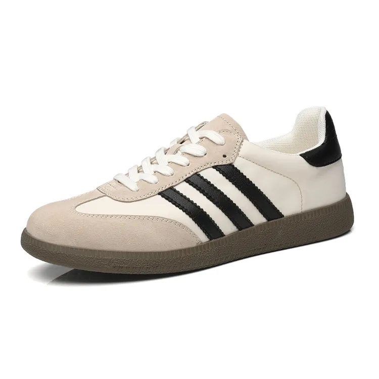 2024新款春秋季爆款板鞋休闲运动鞋百搭小白鞋系带德训鞋子3708