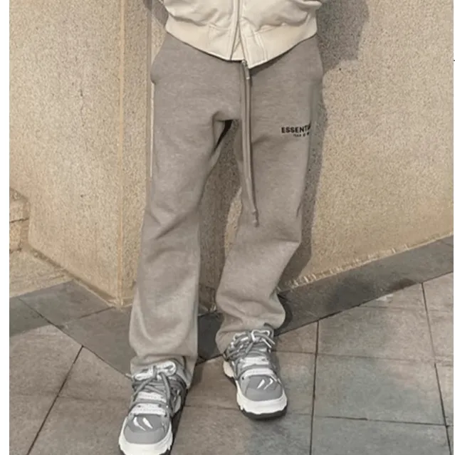 ESSENTIALS ZONE第八季直筒裤潮牌休闲长裤卫裤秋冬加绒
