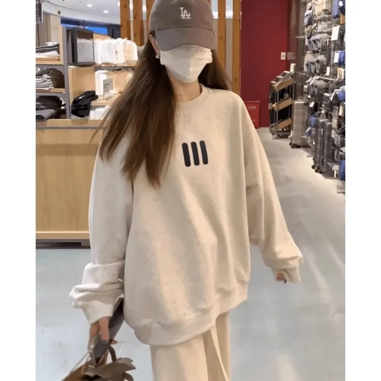 ESSENTIALS ZONE三条杠联名圆领卫衣