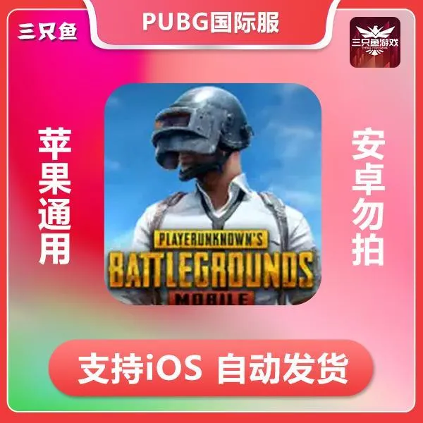 pubg 国际服 刺激战场 ios/ipad通用  需自备加速器和游戏ID