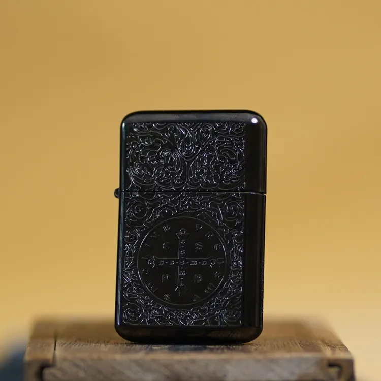 佐罗ZORRO3代防风油打火机薄款黑冰康斯坦丁790精雕男士礼物