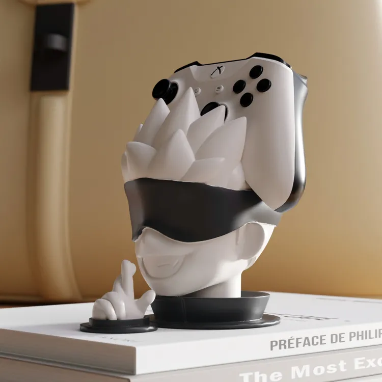 创意五条悟游戏手柄PS5支架桌面Xbox收纳摆件底座托礼物轻奢摆设