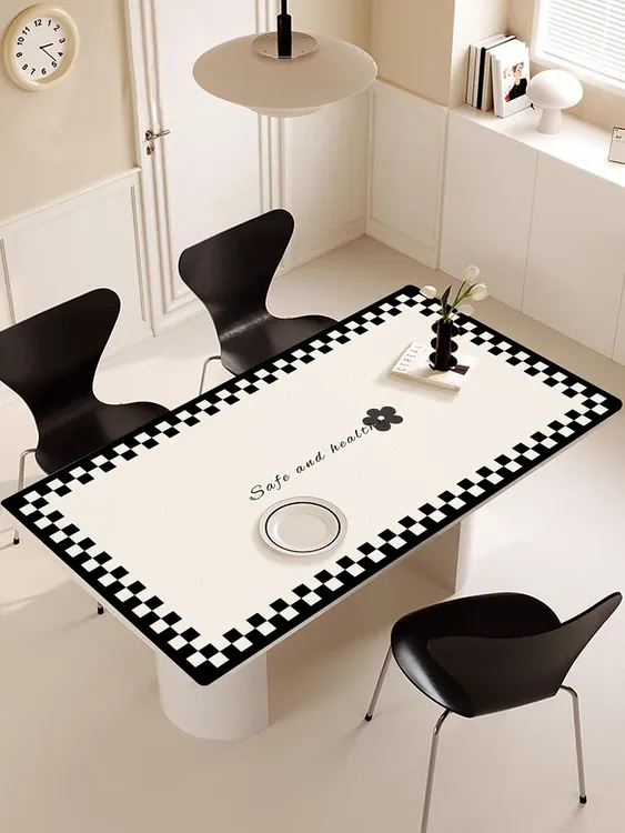 餐桌垫茶几垫轻奢防水家用简约学生防油免洗防烫柔软长方形