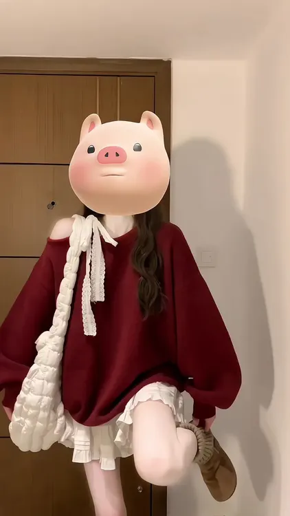 新款女装秋冬季韩系高级感穿搭软糯慵懒红色露肩上衣+半身裙套装