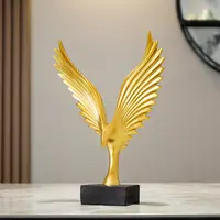 大鹏展翅鹰现代简约书房装饰品酒柜家居创意摆件客厅办公室玄关