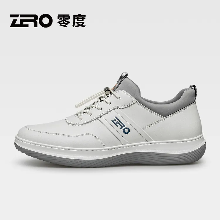 ZRO零度【舒适休闲轻运动】男士时尚百搭低帮真皮潮鞋秋休闲鞋8017