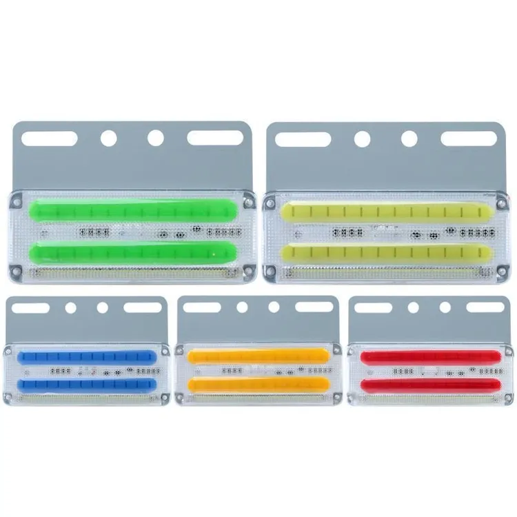 COB大货车边灯24V超亮照地防水边灯超薄LED侧灯挂车迷你小款边灯