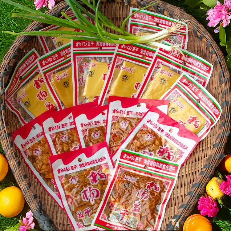 康美柏杨豆干湖北恩施利川特产开袋即食下酒菜豆腐干30g小包装