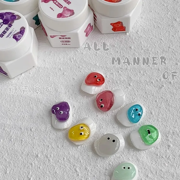 ALL MANNER OF/绘亼一伽3d软糖胶美甲糖瓷凝胶造型胶雕花胶捏捏胶