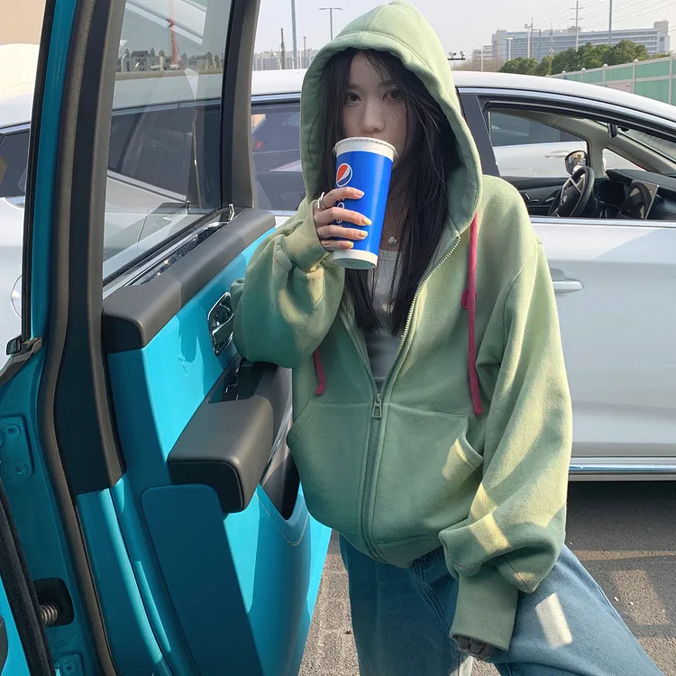 秋冬卫衣连帽宽松加厚韩版百搭休闲