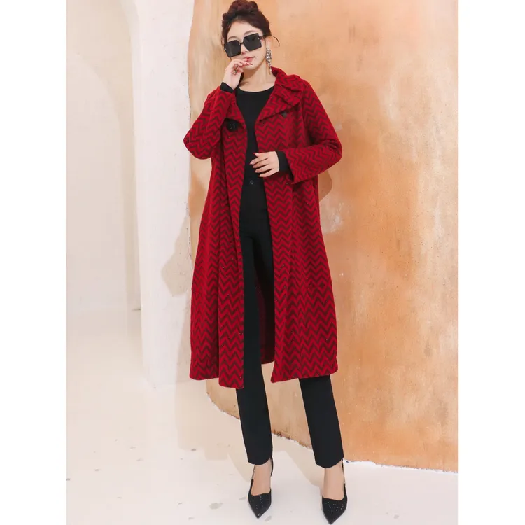 【风韵犹存】春秋季新款重磅百搭休闲气质时尚中长款外套-3068#