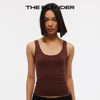 The Blender 达播U领露背背心无缝针织紧身舒适美背