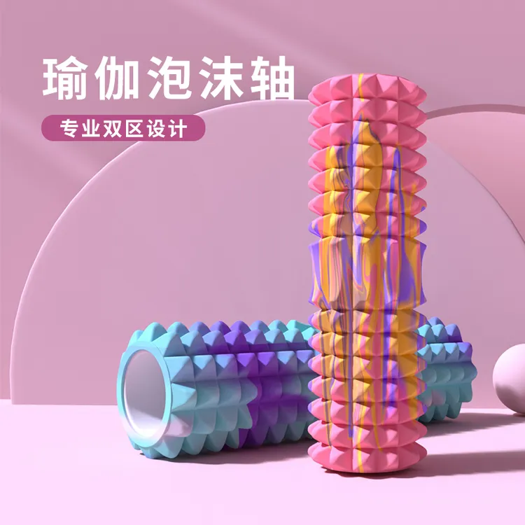 泡沫轴肌肉放松瘦小腿专业按摩瑜伽辅助工具用品柱滚轴滚轮狼牙棒