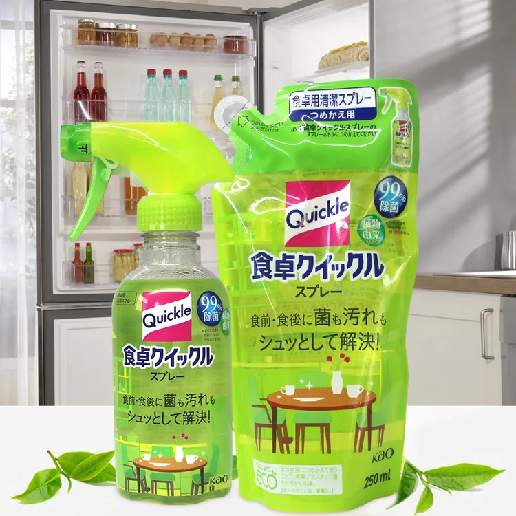 日本进口餐桌清洁剂替换装厨房桌椅去污