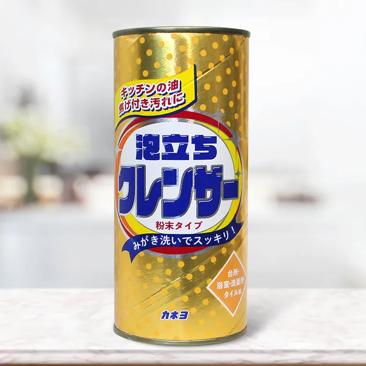 日本石碱多用途去污粉不锈钢表面除垢刷锅底粉末400g