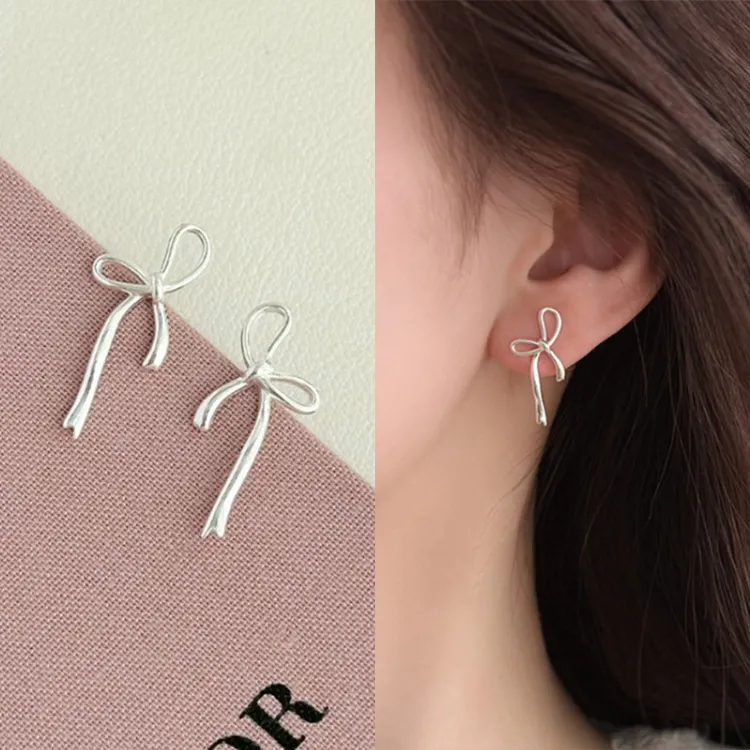 925银耳饰 时尚耳钉百搭可爱气质少女小众简约甜美小巧ins高级感