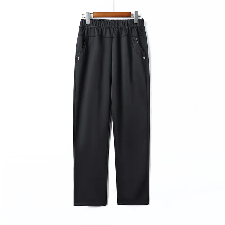 中老年女装冰丝速干裤40岁50中老年女夏季新款凉爽妈妈宽松直筒裤