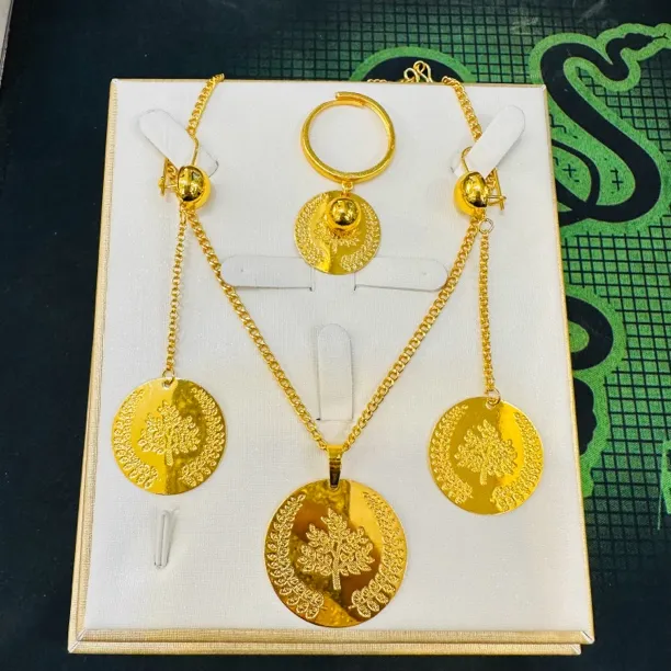 铜合金耳饰 223号新款个性耳环戒指项链