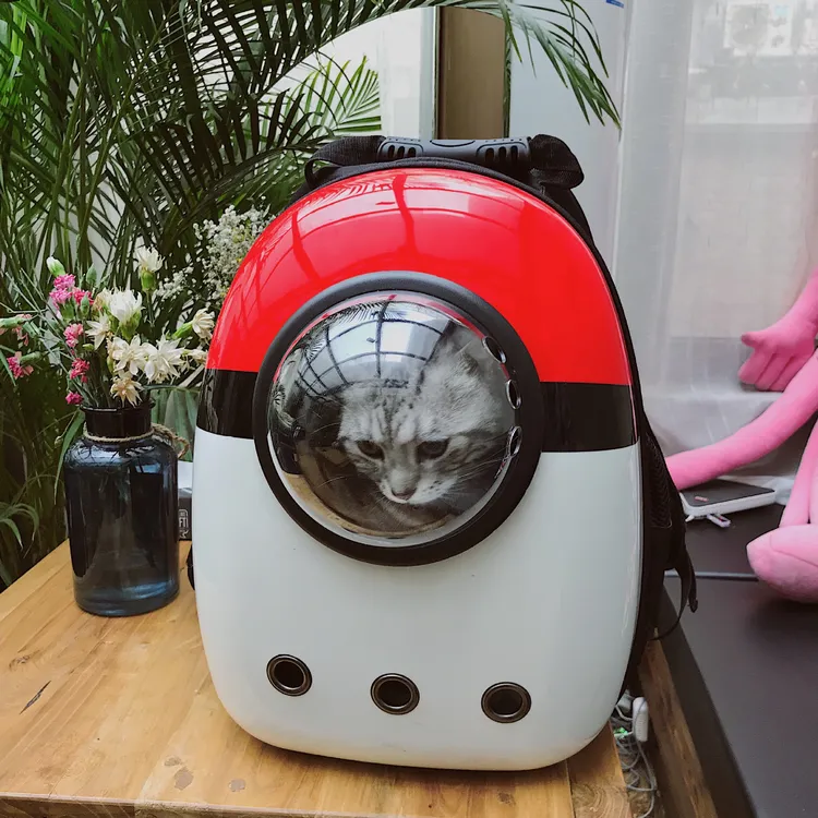 宠物包猫包新款双肩太空舱外出便携背包猫咪包猫咪用品太空包