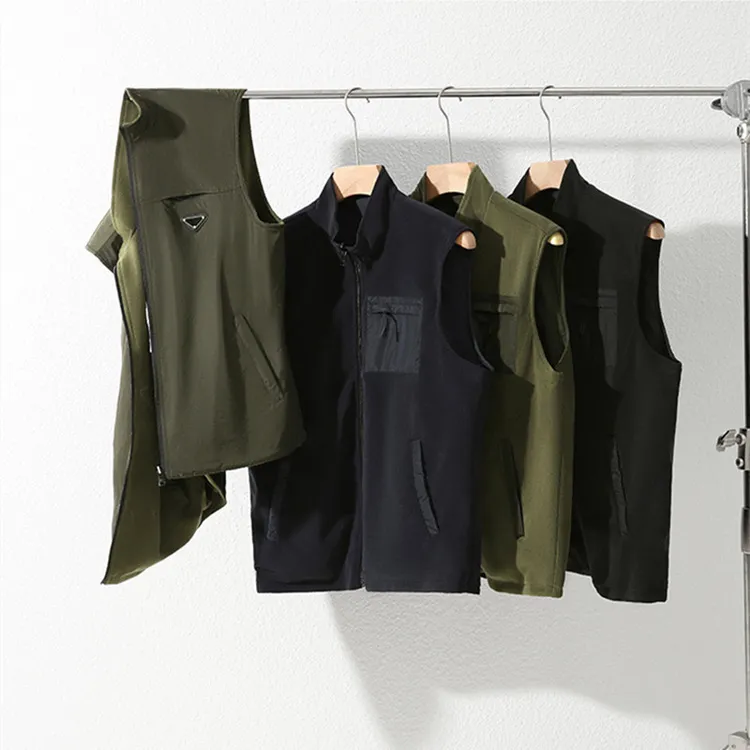 意式高端 双面穿秋冬男女奥粒绒防风防泼水商务休闲保暖马甲背心