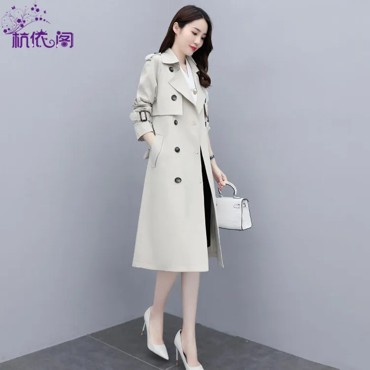 风衣女中长款2025年春秋新款气质流行时尚高端大牌英伦风大衣外套