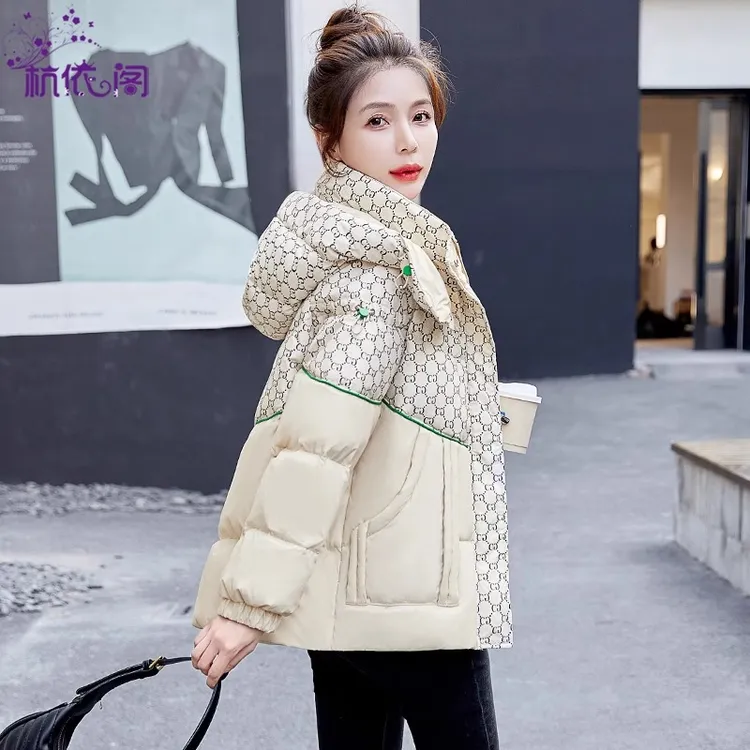 保暖羽绒服女短款冬2025新款小个子韩版时尚加厚白鸭绒面包服外套