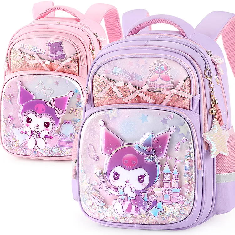 凯蒂猫书包小学生女新款一二四六年级女孩可爱库洛米轻便儿童背包