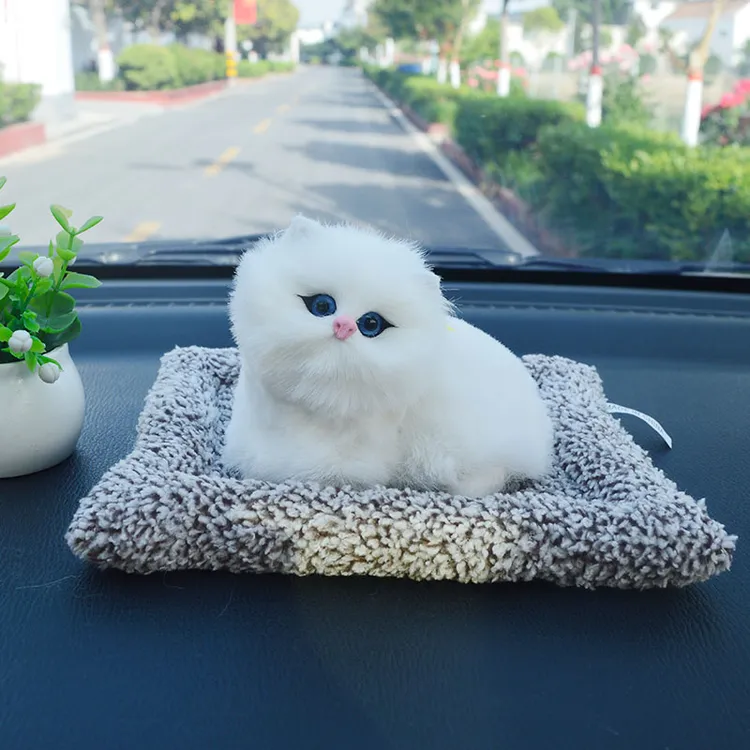 会叫仿真猫咪玩偶摆件狗狗玩具儿童毛绒公仔生日礼物动物模型益智