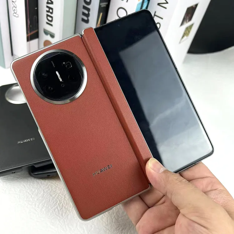 适用华为Matex5手机壳新款磁吸铰链无线充电x3典藏版敦煌色高级感