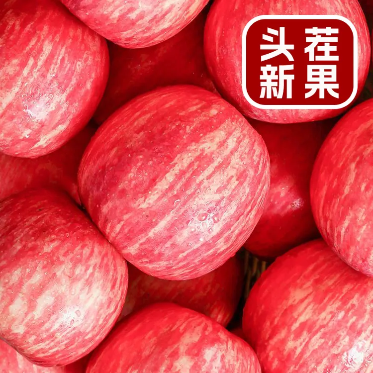 王太太水果铺【早熟洛川红富士】陕西洛川红富士苹果2/5/10斤包邮