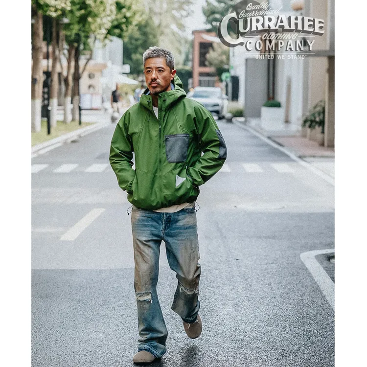 CURRAHEE男士山系户外休闲机能防水反光冲锋衣外套