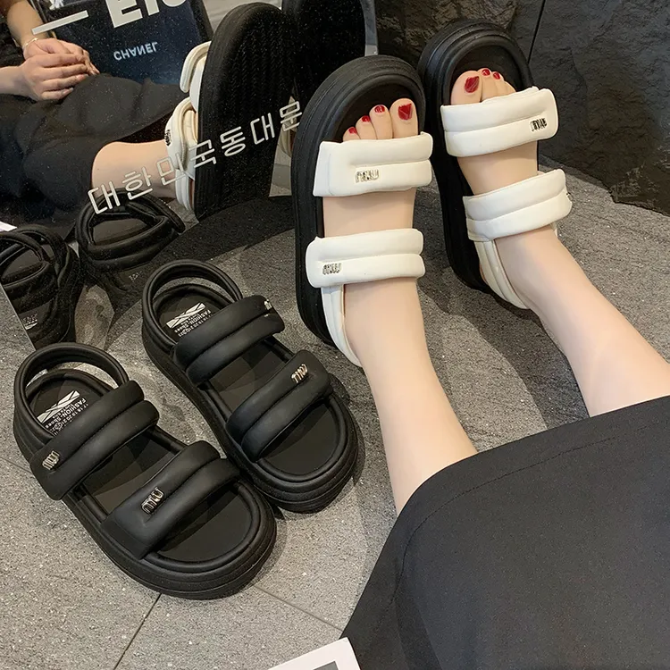 时尚休闲夏季厚底网红凉鞋外穿百搭ins