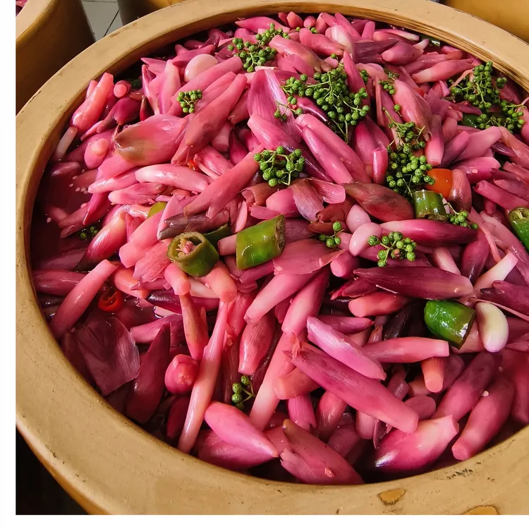 铭鸿湖北宜昌长阳食用产品泡菜 泡酸辣洋荷500克散装常温