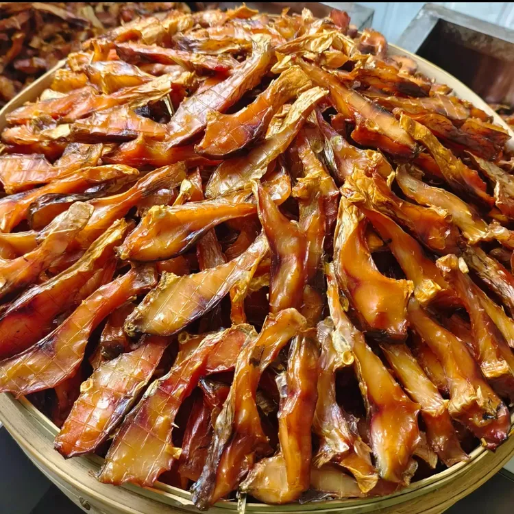 村支书助农农家柴火鱼烟熏鱼米糠烟熏去头去尾鱼块250克500克