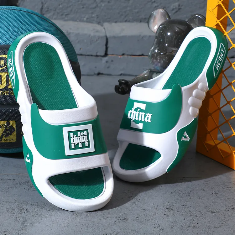 男士拖鞋夏季2025年新款防滑厚底耐磨潮流户外沙滩室外一字凉拖鞋