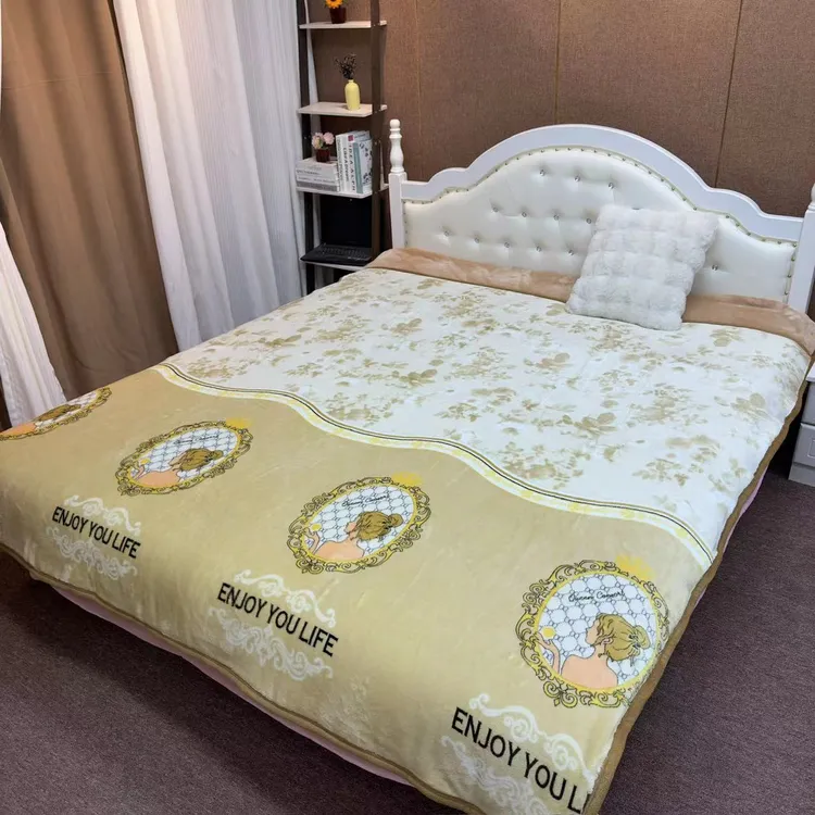 【黑金系列】安妮公主石墨烯被子200*230CM 双人亲肤柔软 可机洗被