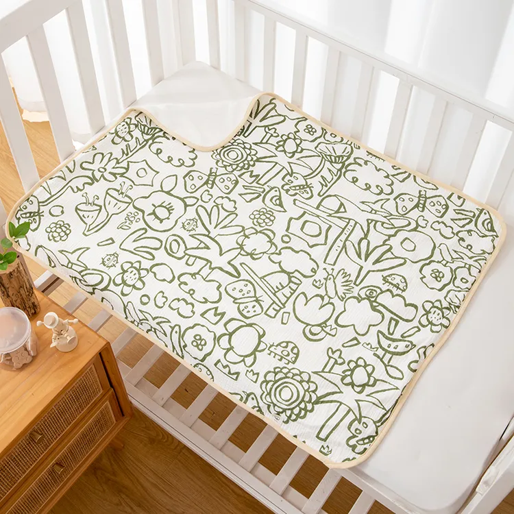 竹纤维隔尿垫纯棉床单姨妈垫新生机洗隔尿垫宝宝防水床垫生理期垫