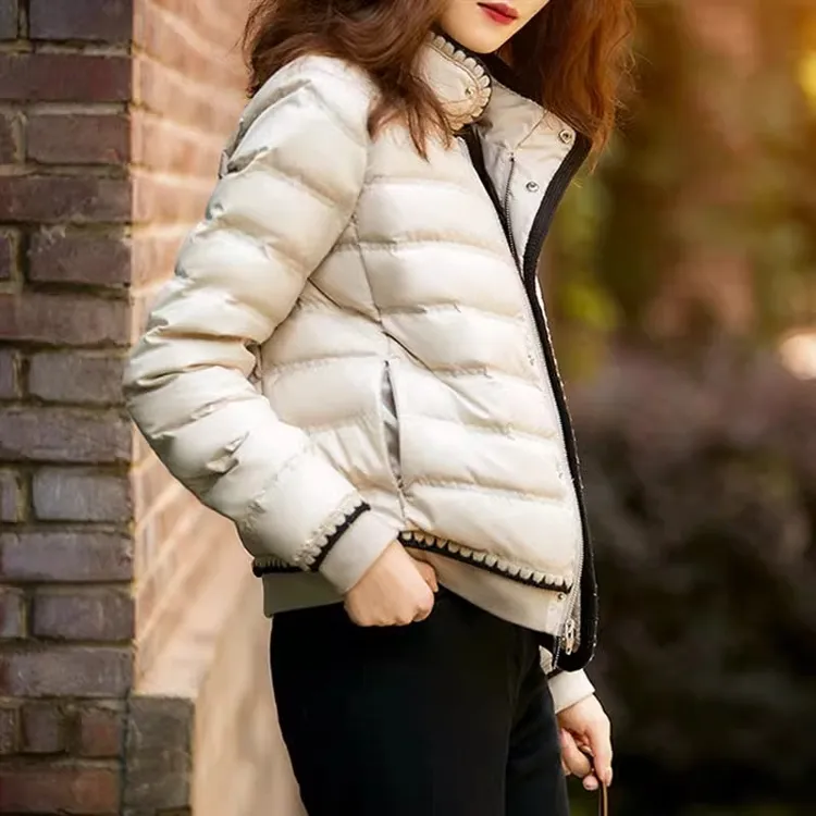 欧货高档爆款棉服外套女款冬季2025年新款秋冬小个子轻薄短款棉衣