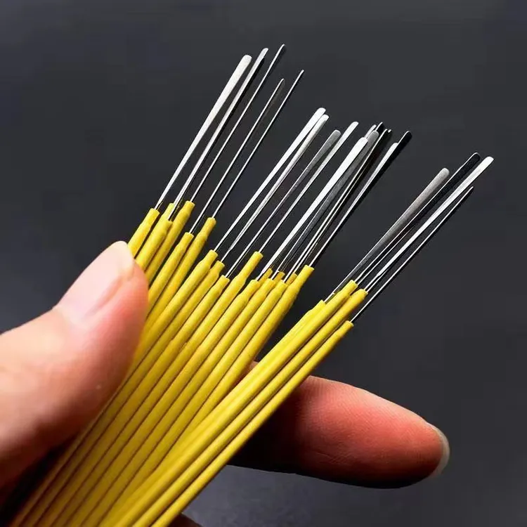 专业耳起耳铲采耳工具手工黄色李耳朵挖耳勺超薄直头弯头平翘